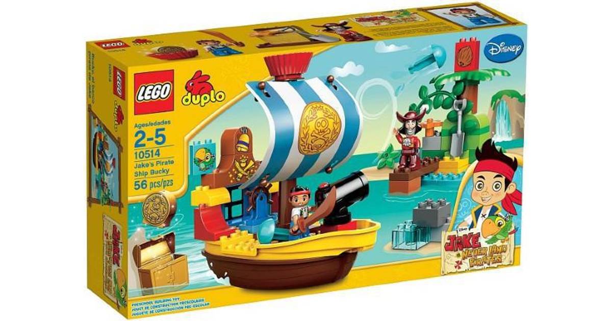 Lego Duplo Jake's Pirate Ship Bucky 10514 • Se priser hos os »