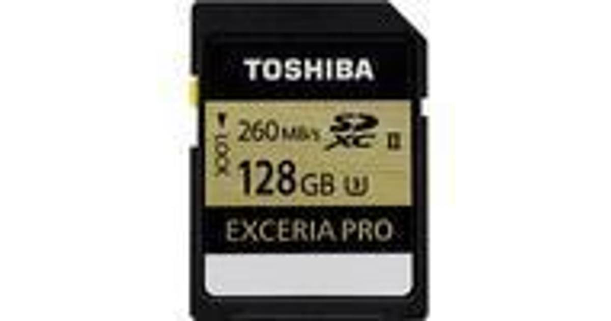 Toshiba Exceria Pro SDXC UHS-II U3 260MB/s 128GB • Pris »