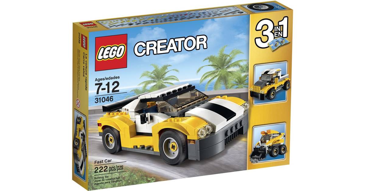 Lego Creator Hurtig Bil 31046 (1 butikker) • Se priser »