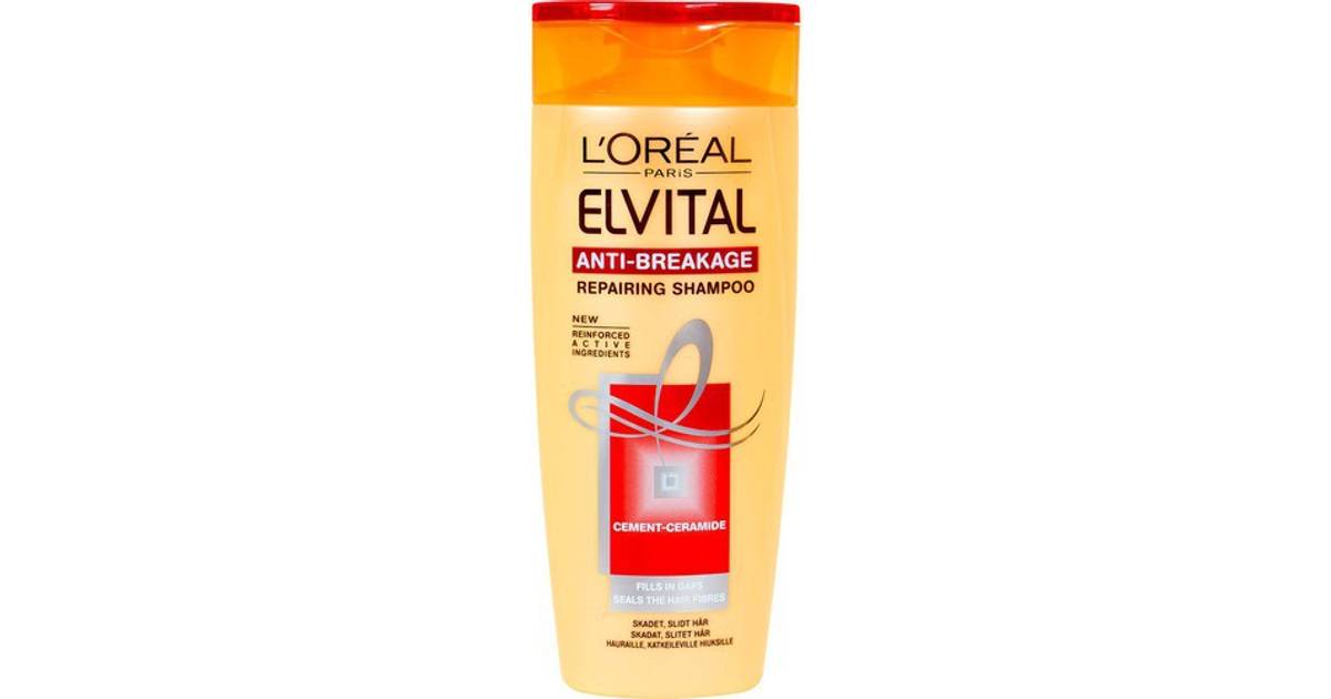L'Oréal Paris Elvital Anti-Breakage Repairing Shampoo 250ml • Pris »