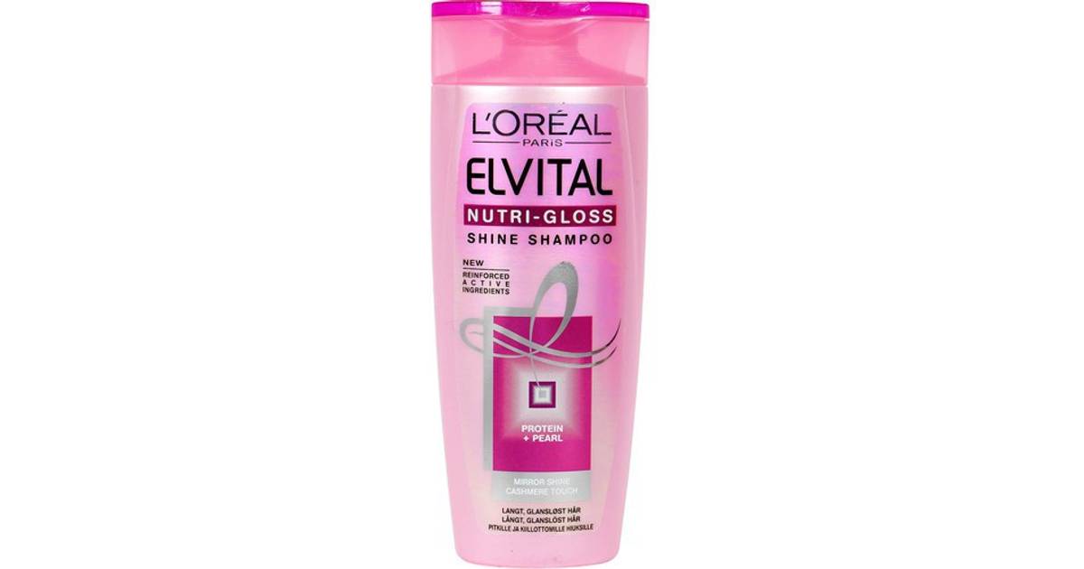 L'Oréal Paris Elvital Nutri-Gloss Shine Shampoo 250ml • Pris »