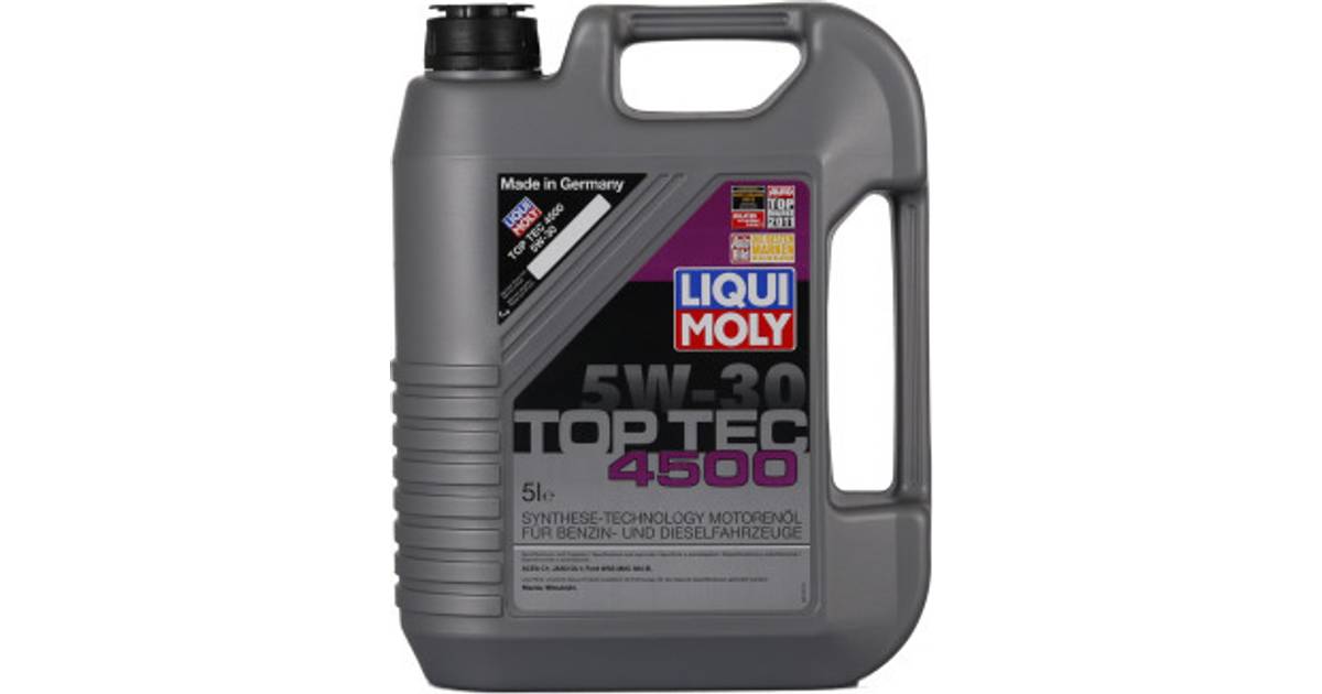 Liqui Moly TOP TEC 4500 5W-30 5L Motorolie • Priser »