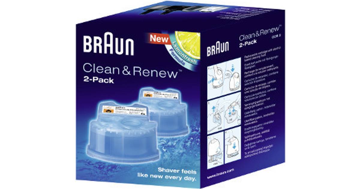 Braun Clean &Renew CCR2 2-pack (31 butikker) • Priser »