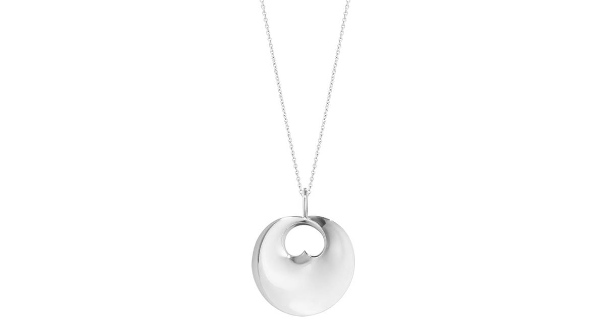 Georg Jensen Hidden Heart Large Necklace - Silver • Se priser hos os »