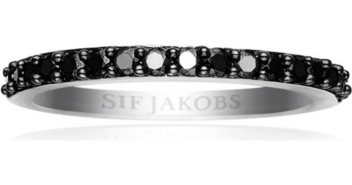 Sif Jakobs Corte Uno Ring - Svart • Se laveste pris nu