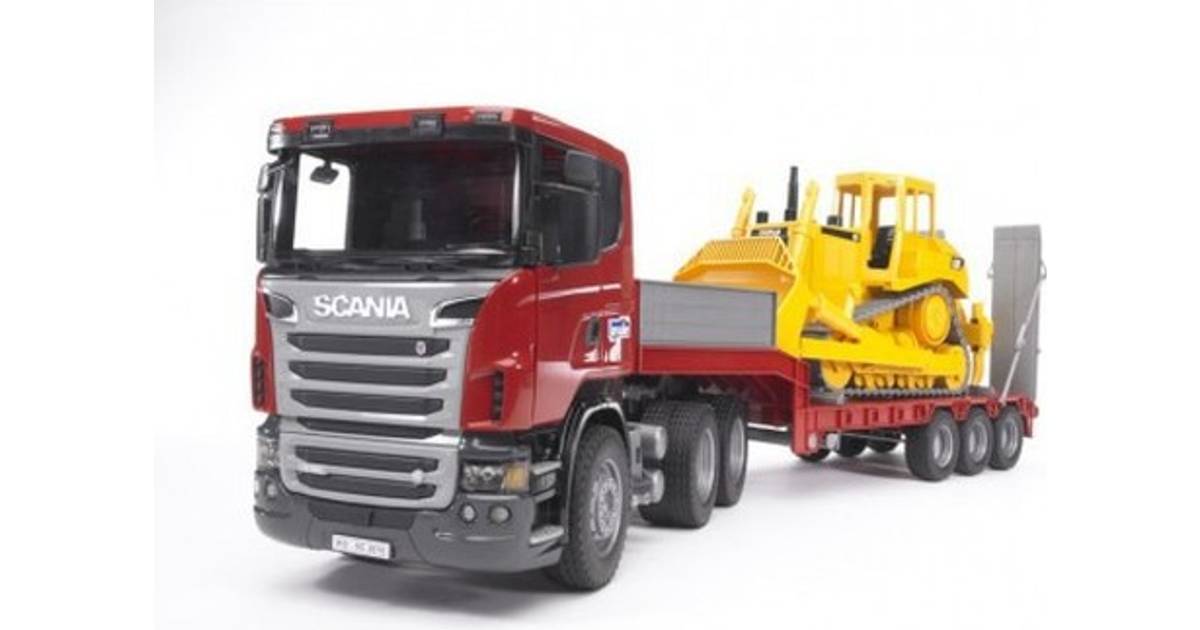 Bruder Scania R-Series Transporter med Bulldozer 03555 • Pris »