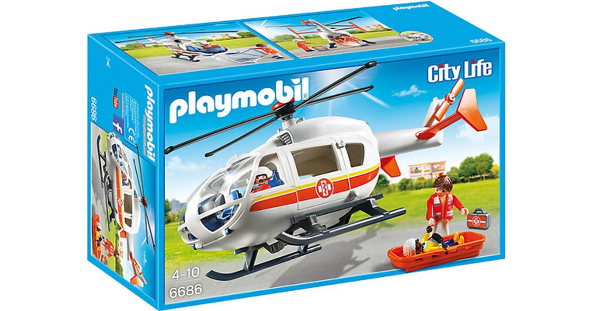 Playmobil Redningshelikopter 6686 • Se PriceRunner »