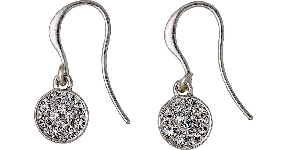 Pilgrim Grace Earrings - Silver/Transparent • Priser »