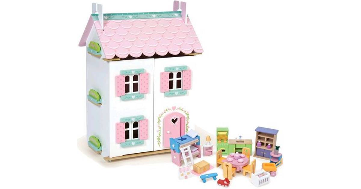 Le Toy Van Dukkehus Med Møbler Sweetheart Cottage • Se priser hos os »