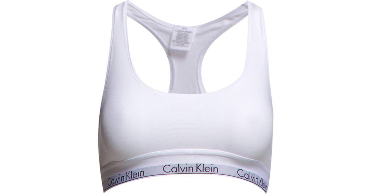 Calvin Klein Modern Cotton Bralette - White • Se pris