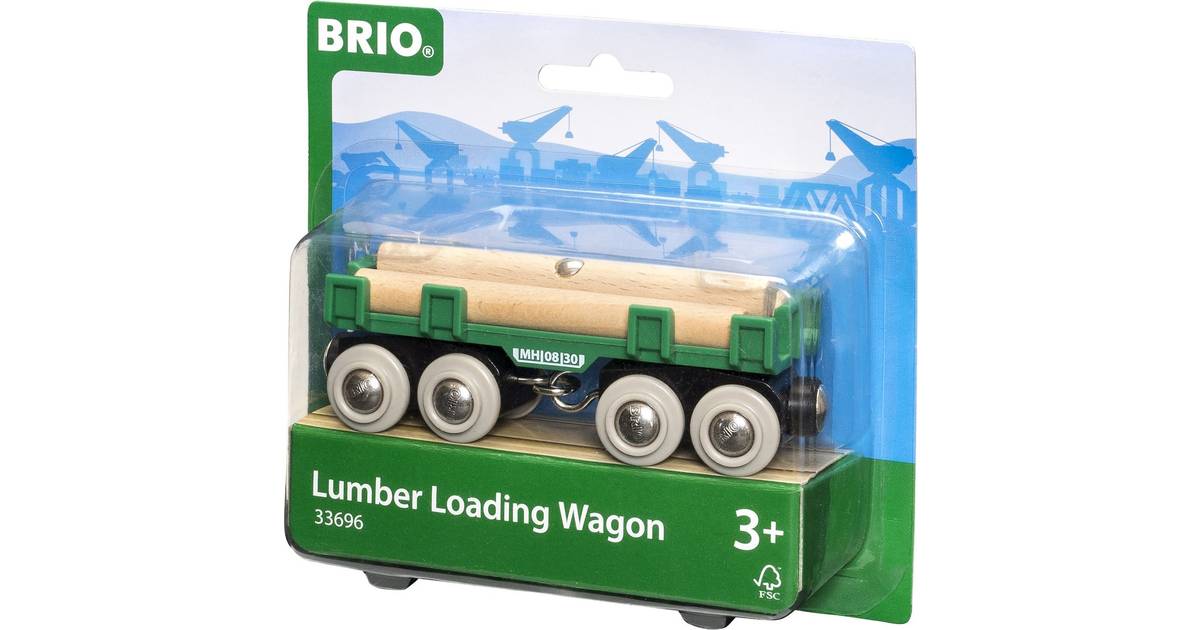 Brio Togvogn med tømmer 33696 • Se priser (19 butikker) »