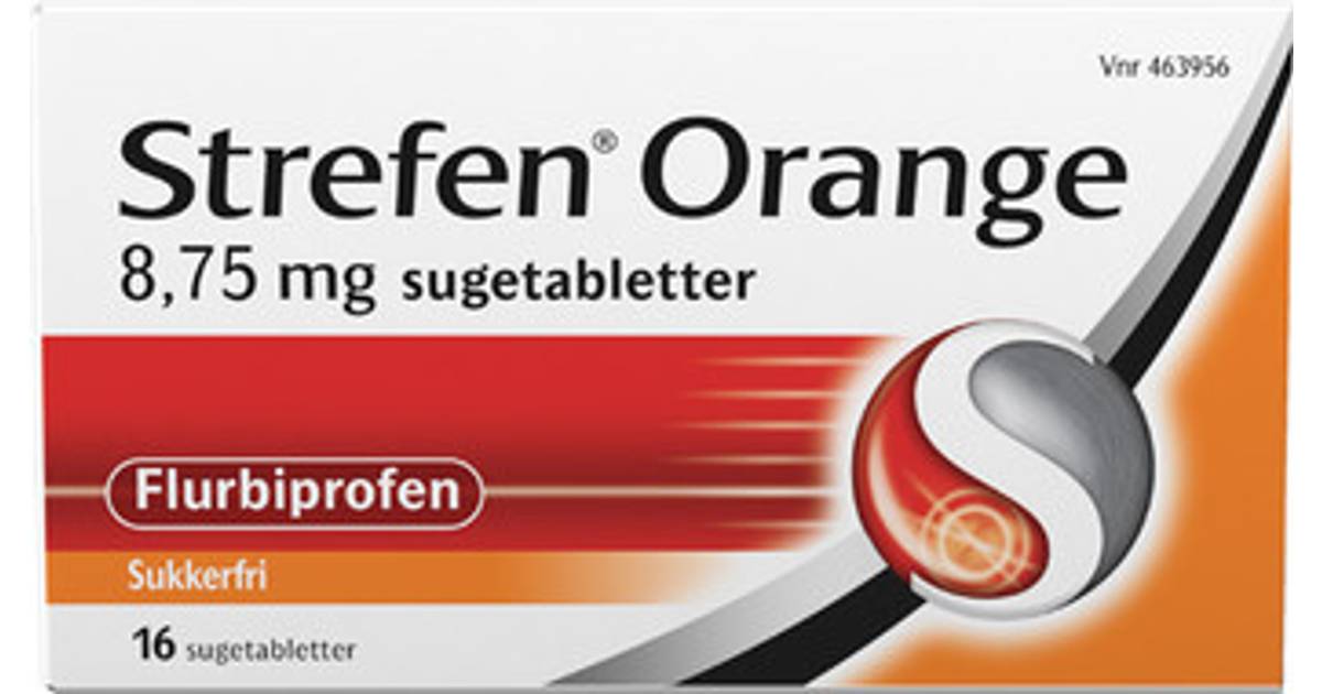 Strefen Orange 8.75mg 16 stk Sugetablet • Se priser »