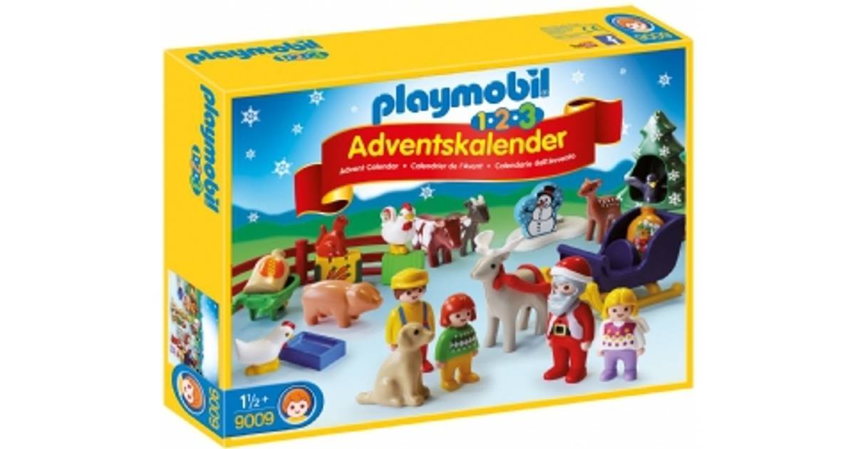 Playmobil 1.2.3 Julekalender - Jule På Gården 2016 9009 • Se ...