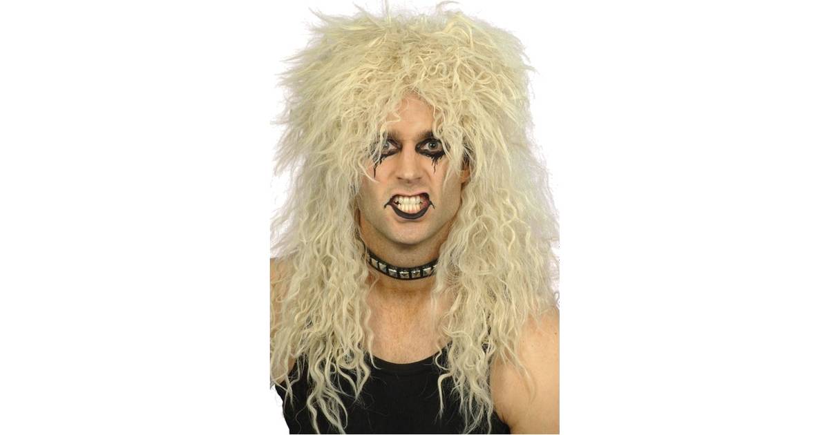 Smiffys Hard Rocker Wig Blonde • Se laveste pris nu