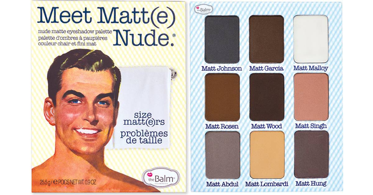 The Balm Meet Matte Eyeshadow Palette Nude • Priser »