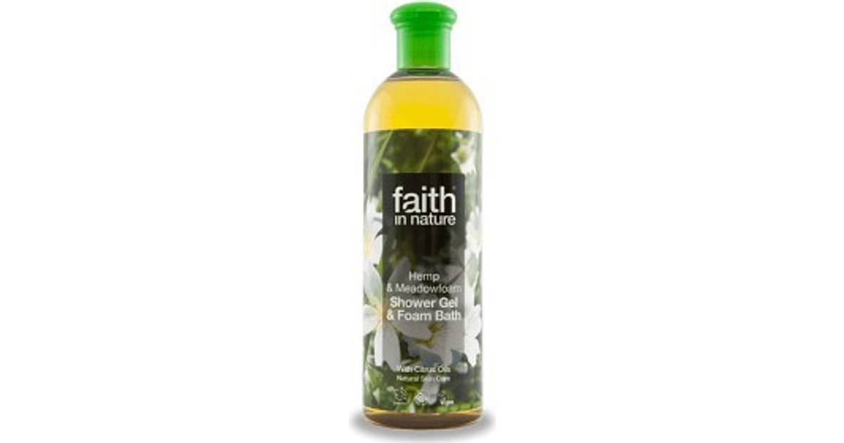 Faith in Nature Hemp & Meadowfoam Shower Gel & Foam Bath 400ml • Se priser  nu »
