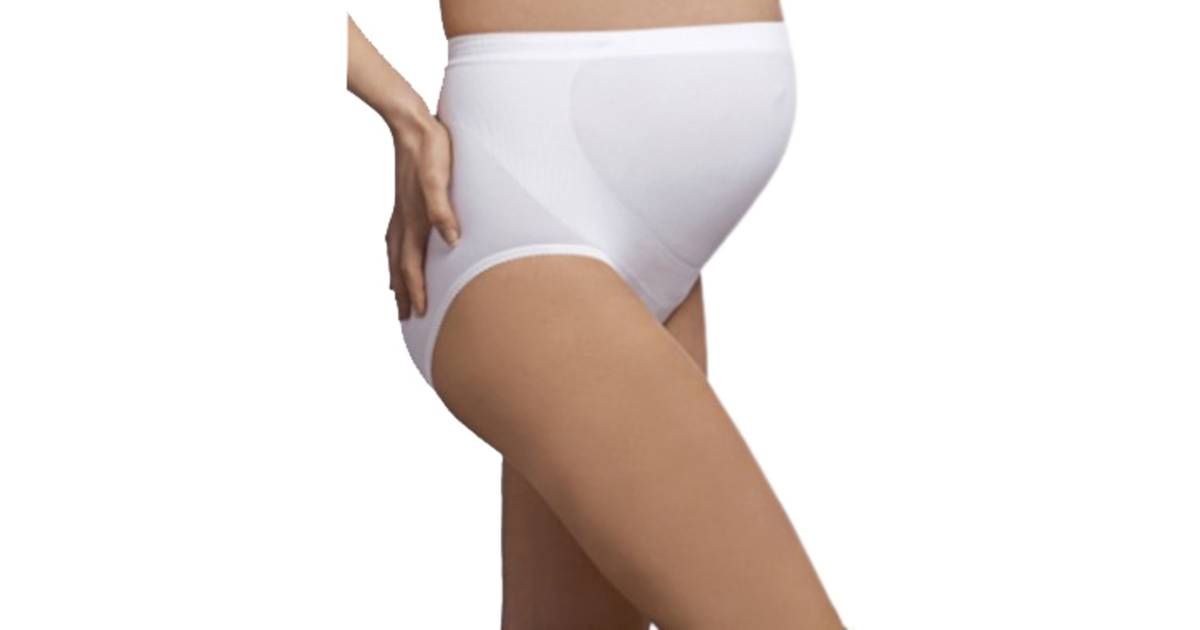 Carriwell Seamless Light Support Maternity Panty White • Se priser nu »