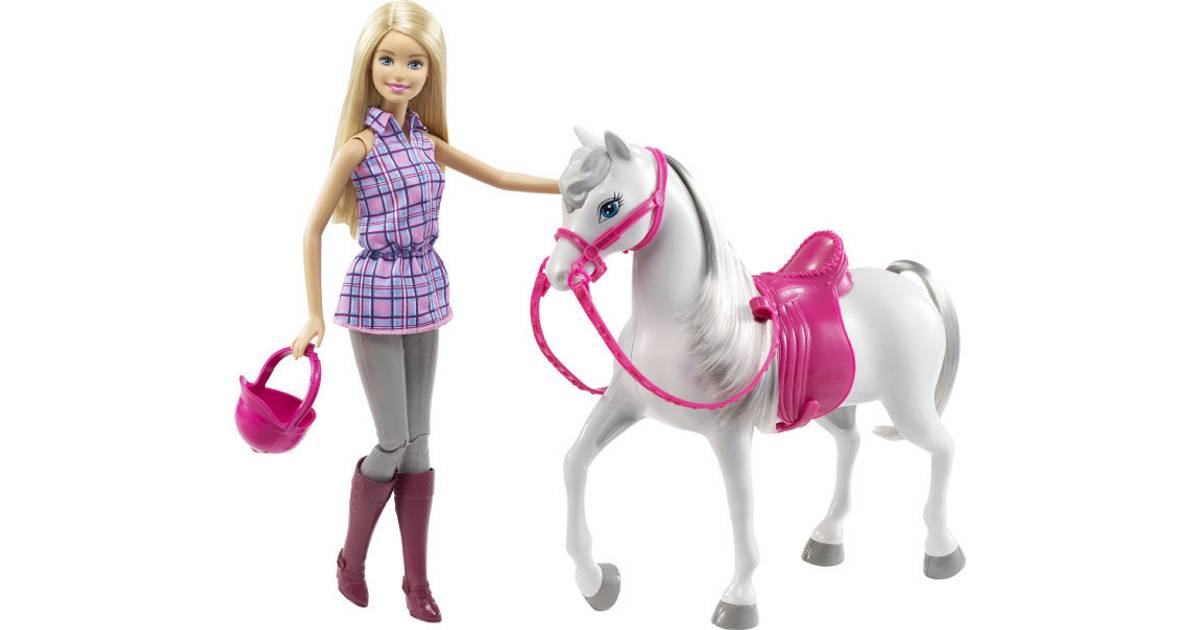 Mattel Mattel Barbie Med Hest • Se priser (4 butikker) »