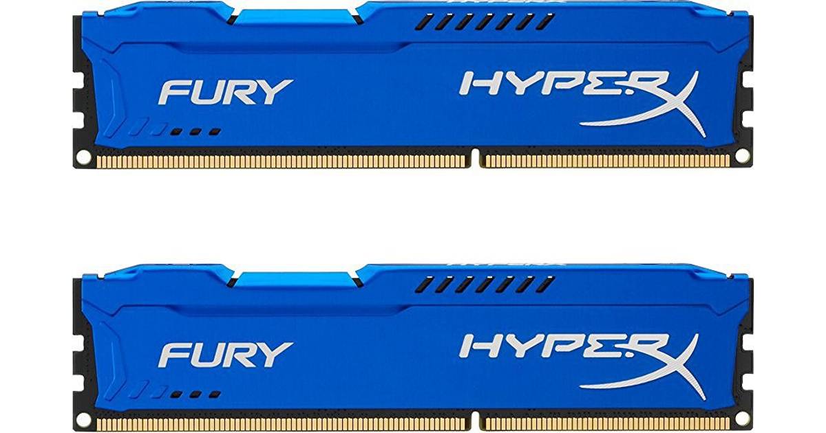 HyperX Fury Blue DDR3 1600Mhz 2x8GB (HX316C10FK2/16) • Pris »
