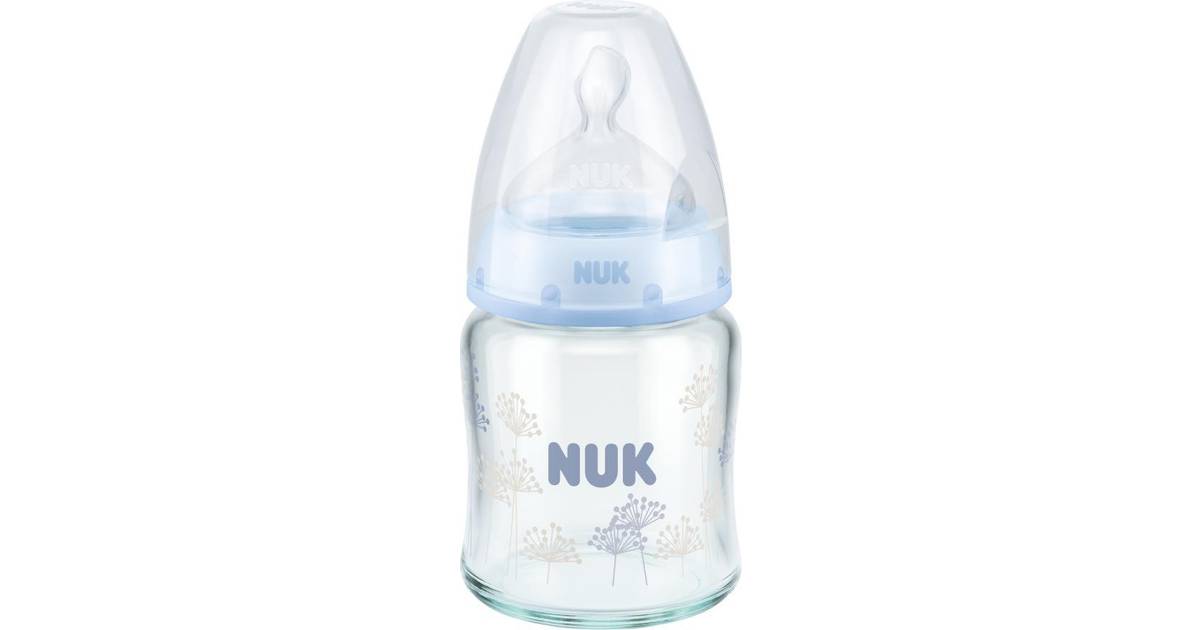 Nuk First Choice Glass Bottle with Size 1 Latex Teat 120ml • Pris »