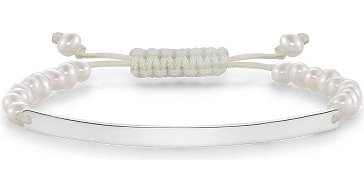 Thomas Sabo Love Bridge Bracelet - Silver/White/Pearls • Pris »