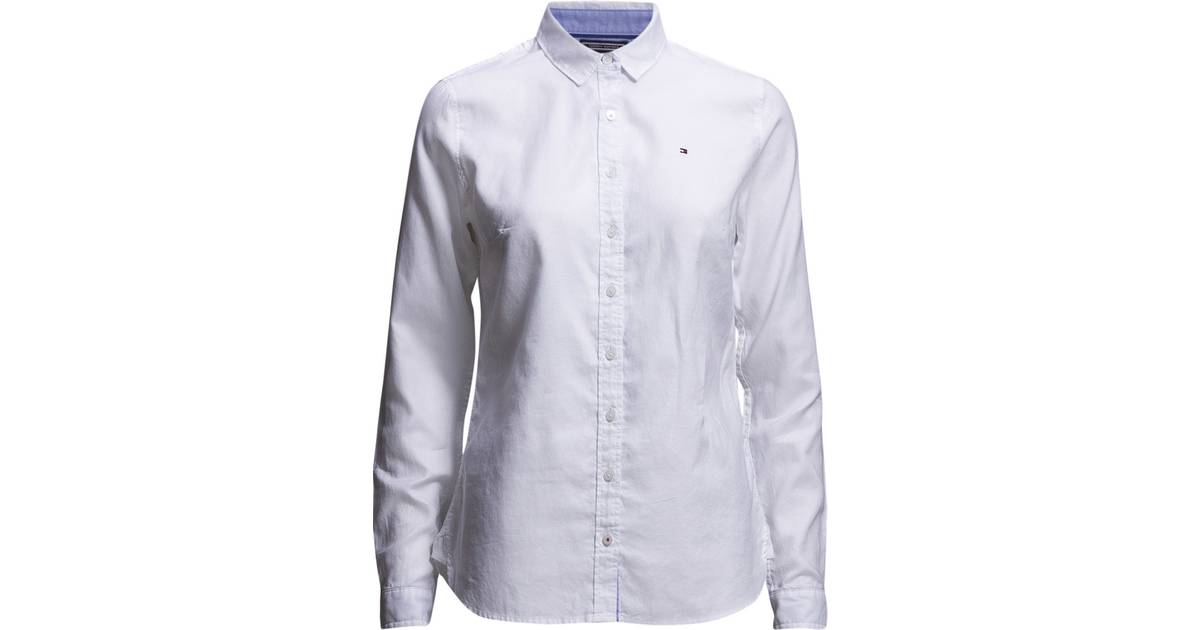 Tommy Hilfiger Jenna Shirt LS W2 - White • Se priser hos os »