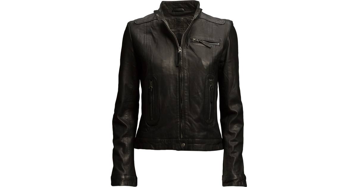 Munderingskompagniet Karla Leather Jacket - Black • Pris »