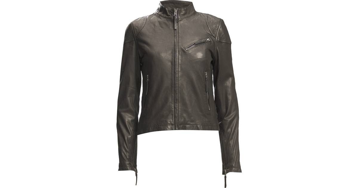 Munderingskompagniet Kassandra Leather Jacket - Black • Pris »
