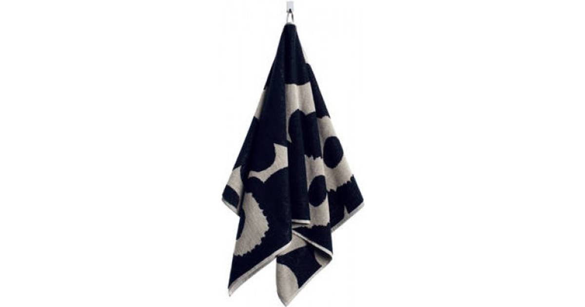Marimekko Unikko Håndklæde Sort (100x50cm) • Se priser hos os »