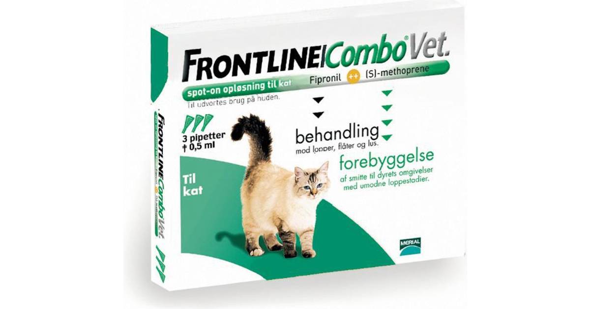 Frontline Combo Vet Kat 3x0.5ml (3 butikker) • Priser »