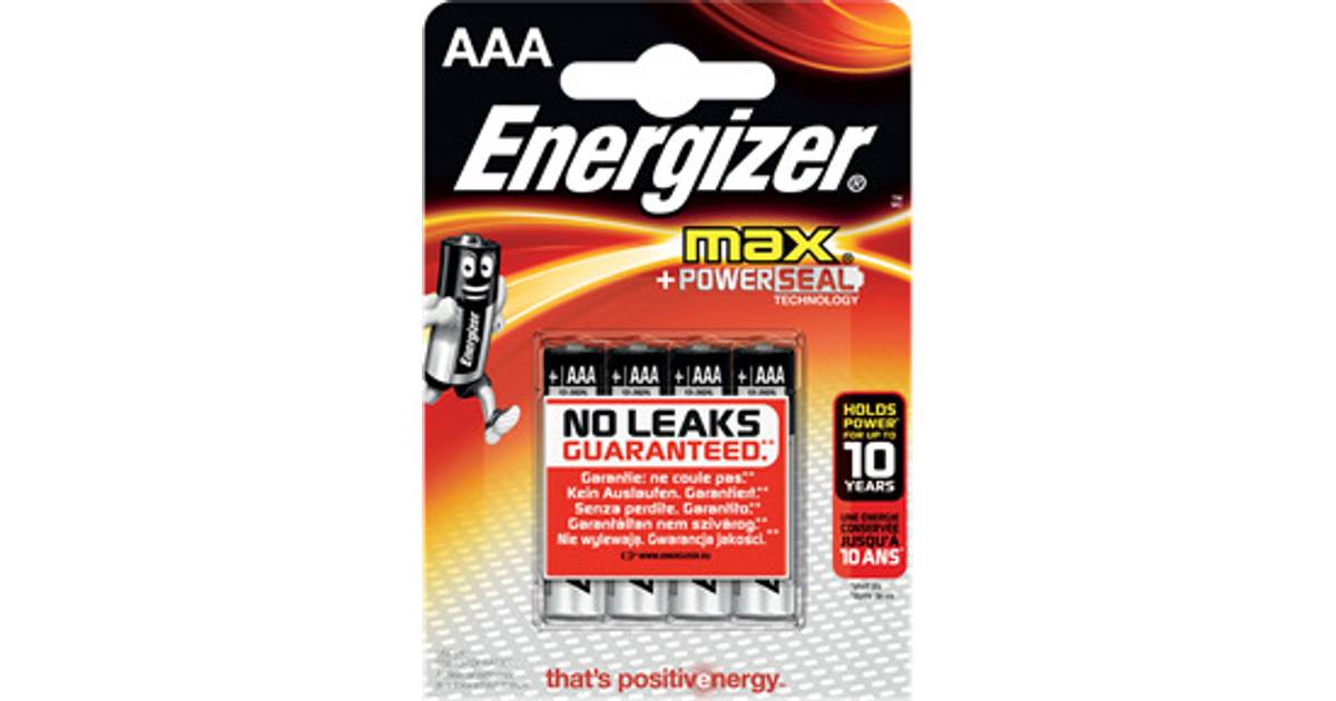 Energizer AAA MAX Alkaline Batteries 4-pack • Se pris