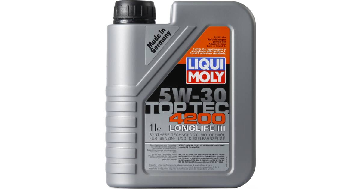 Liqui Moly Top Tec 4200 5W-30 1L Motorolie • Priser »
