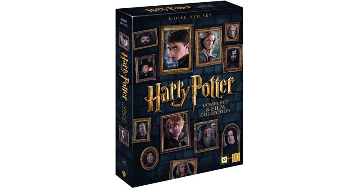 Harry Potter 1-8: Slimbox + karta & booklet (8DVD) (DVD 2016) • Pris »