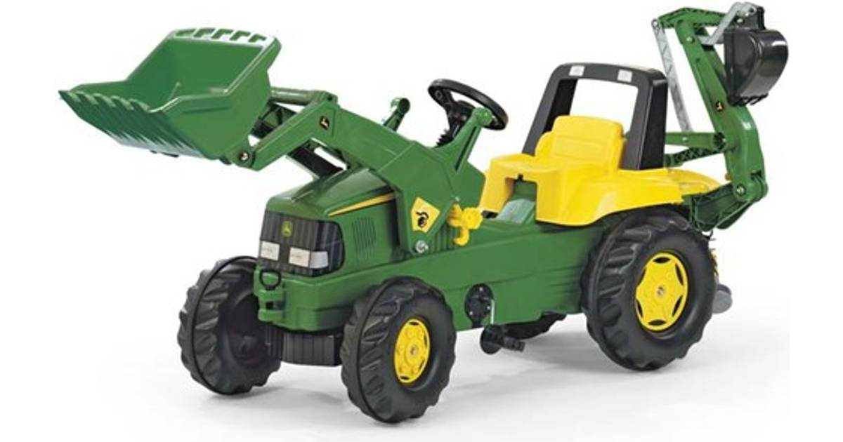 Rolly Toys Rolly Junior John Deere Traktor M. Frontlæsser & Gravearm • Pris  »