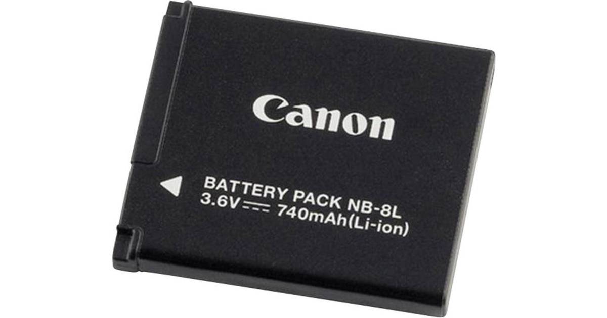 Canon Kamera-batteri Canon NB-8L 3.6 V 740 mAh • Pris »