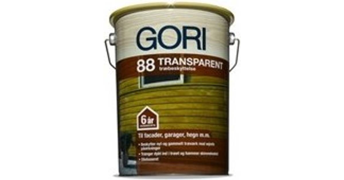 Gori 88 Transparent Træbeskyttelse Transparent 5L • Pris »