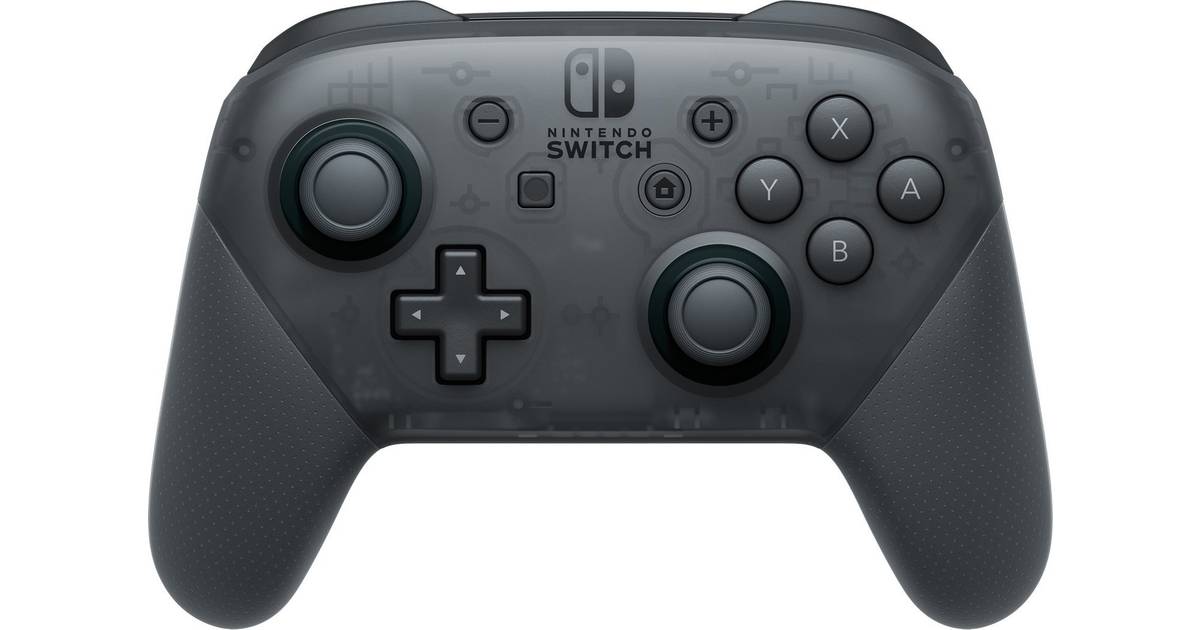 Nintendo Switch Pro Controller - Black • Se priser »