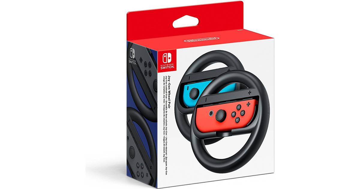 Nintendo Switch Joy-Con Wheel Pair - Black • Priser »