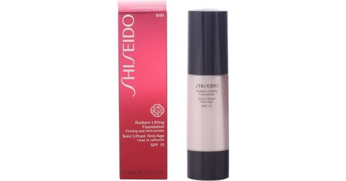 Shiseido Makeup Radiant Lifting Foundation SPF 15 B60 Natural Deep Beige •  Pris »