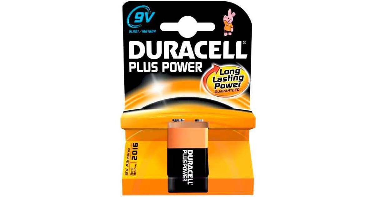 Duracell 9V Plus Power • Se priser (65 butikker) • Spar i dag