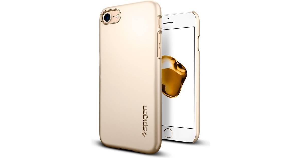 Spigen Thin Fit Case (iPhone 7) • Se laveste pris nu