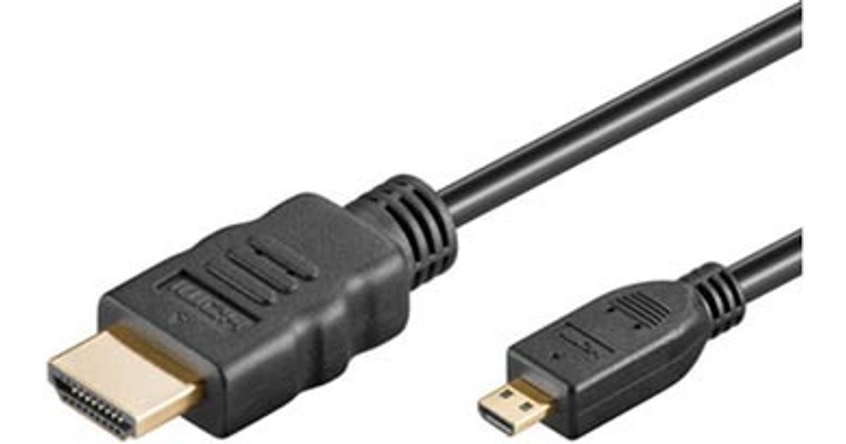 Champion HDMI A - HDMI Micro D 2m • Se priser (1 butikker) »