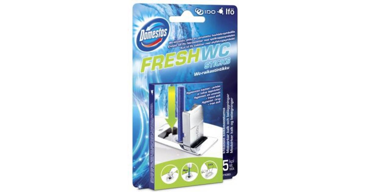 Domestos Fresh WC tabletter 5 stk. • Se priser (41 butikker) »
