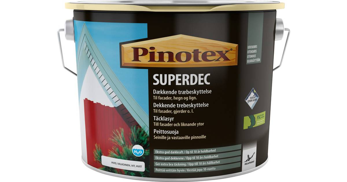 Pinotex Superdec Træbeskyttelse Grøn 10L • Se pris »