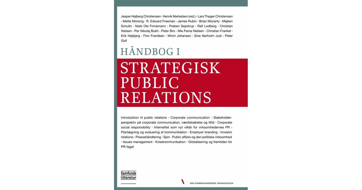 Håndbog i strategisk public relations, E-bog • Pris »