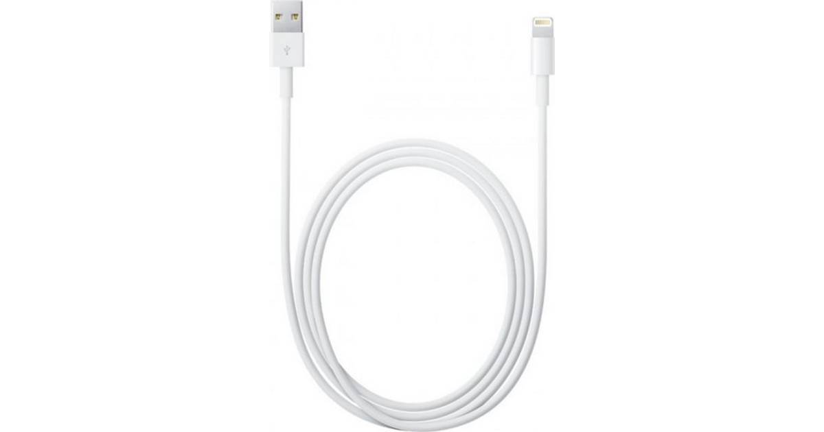 Apple USB A - Lightning 1m • Se pris (67 butikker) hos PriceRunner »
