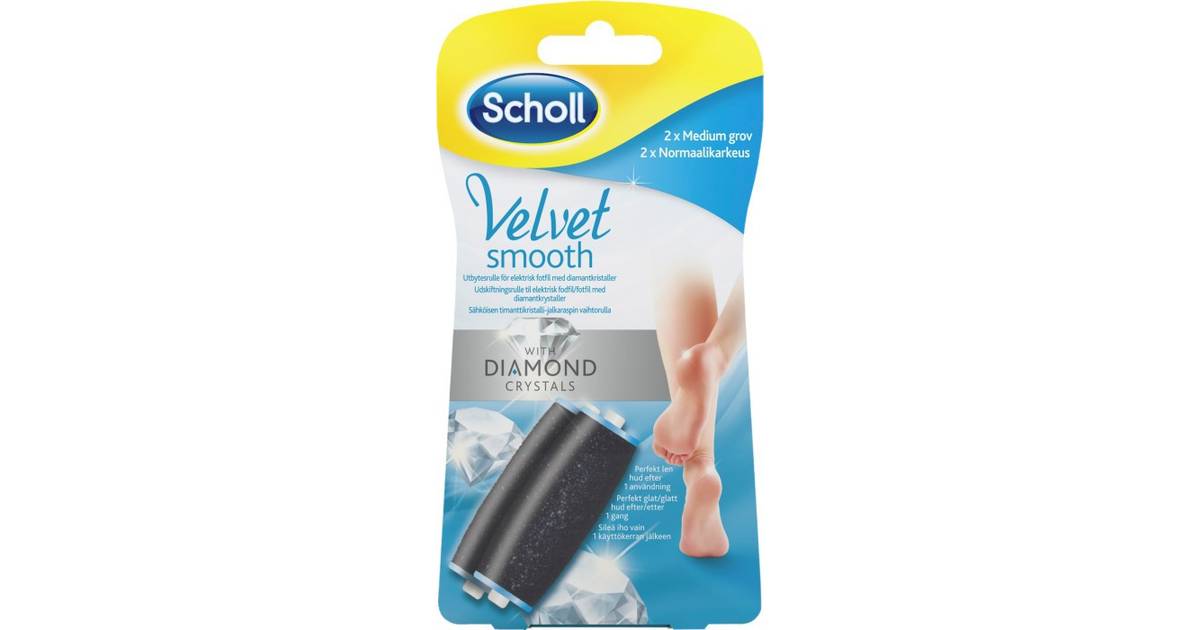 Scholl Velvet Smooth Diamond Normal File 2-pack Refill • Se priser ...