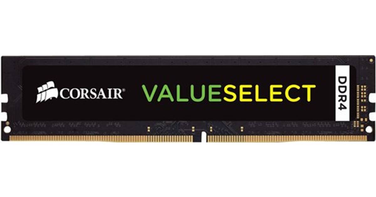 Corsair Value Select DDR4 2400MHz 8GB (CMV8GX4M1A2400C16) • Pris »