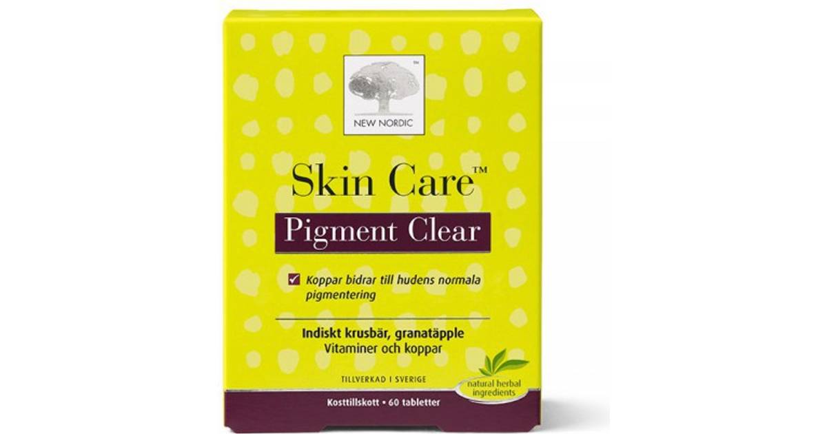 New Nordic Skin Care Pigment Clear 60 stk • Se pris »