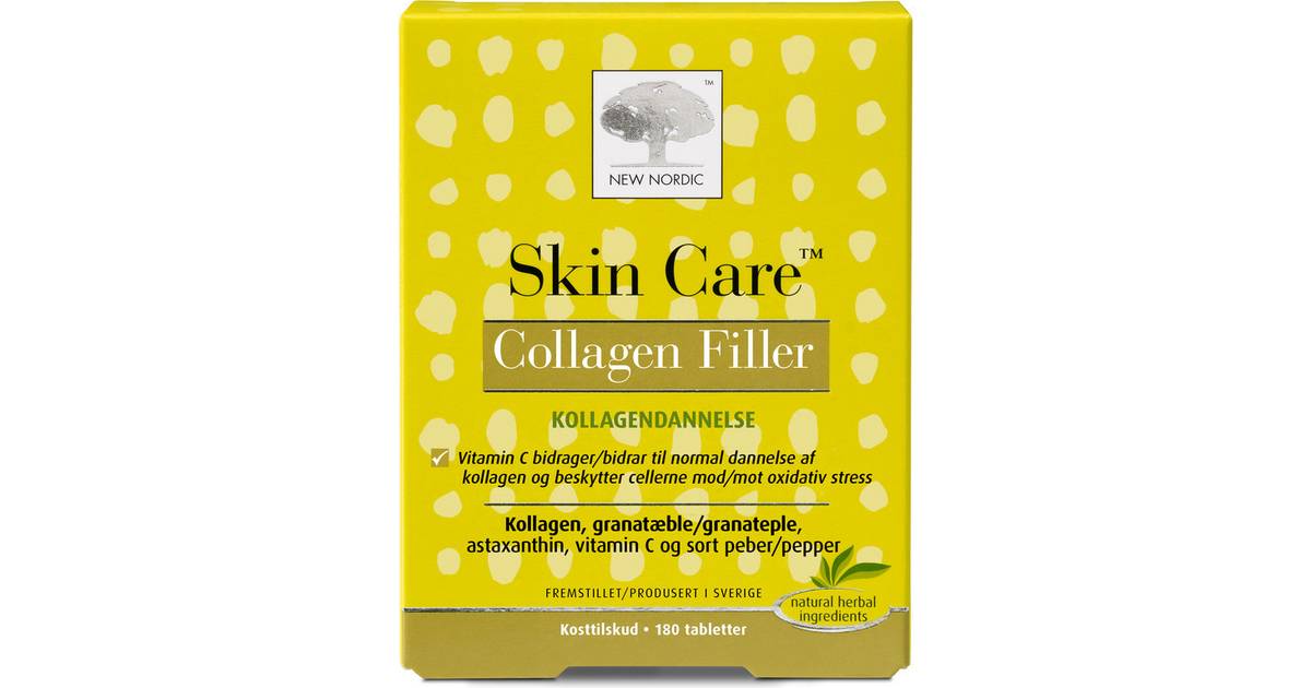 New Nordic Skin Care Collagen Filler 180 stk • Pris »